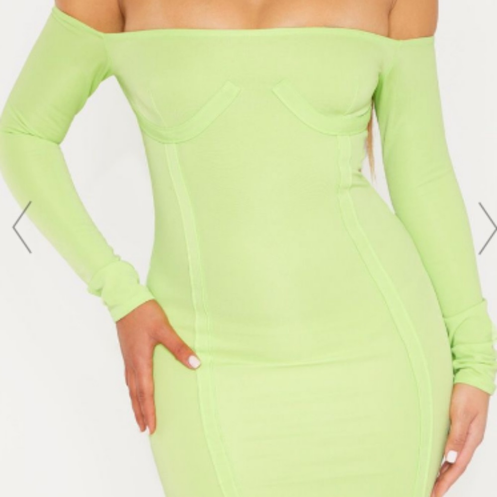 Neon Bodycon mini dress